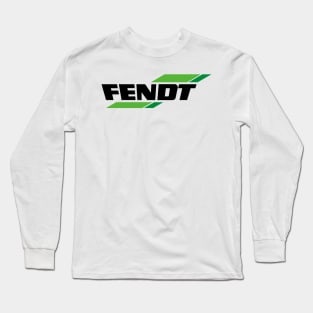 Fendt Tractors Logo green black Long Sleeve T-Shirt